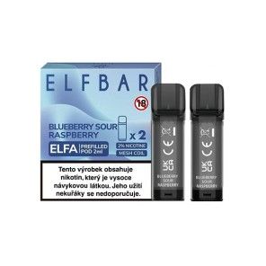 Cartridge ELF BAR ELFA 600 POD NÁPLŇ 2KS Blueberry Sour Raspberry 20mg