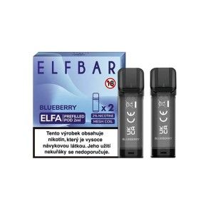 Cartridge ELF BAR ELFA 600 POD NÁPLŇ 2KS Blueberry 20mg