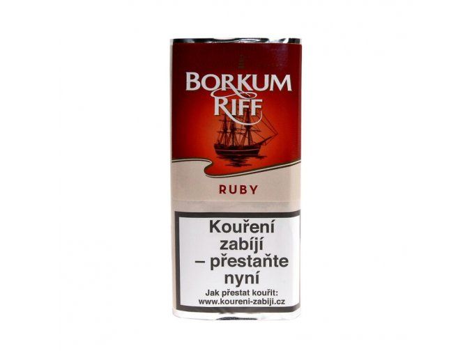 Dýmkový tabák BORKUM RIFF 40g Ruby STG