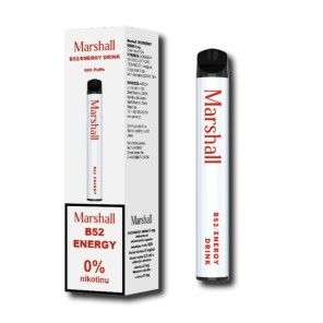 Elektronická cigareta bez nikotinu MARSHALL 600 B52 Energy Drink 0mg