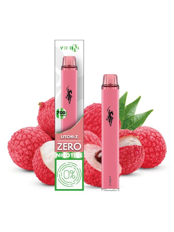 Elektronická cigareta bez nikotinu VENIX ZERO 700 LITCHI-Z 0mg VENIX Vape