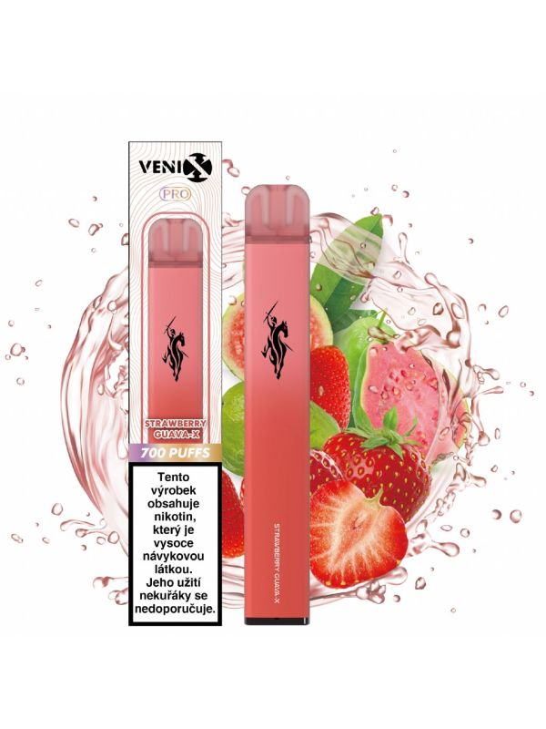 Elektronická cigareta VENIX PRO 700 Strawberry Guava-X 18mg VENIX Vape