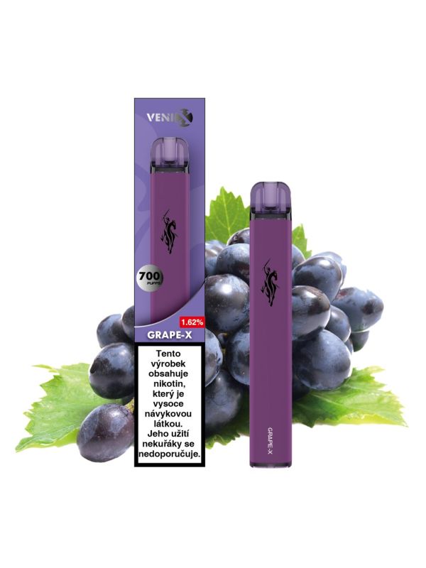 Elektronická cigareta VENIX X 700 Grape 18mg VENIX Vape