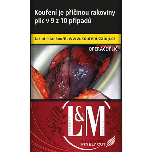 Cigarety L&M RED Label 20ks Philip Morris