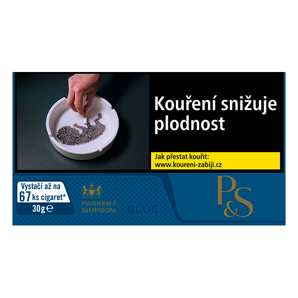 Cigaretový tabák P&S BLUE 30g