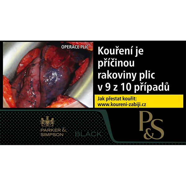 Cigaretový tabák P&S BLACK 30g