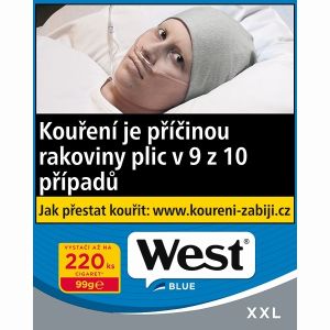 Cigaretový tabák WEST Blue XXL 99g