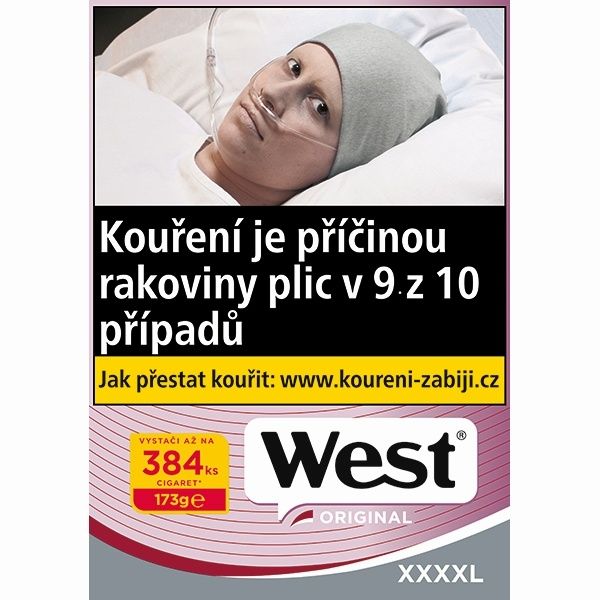 Cigaretový tabák WEST Red XXXXL 173g