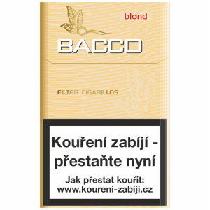 Doutníky BACCO CIGARILLOS Filter Blond 17s