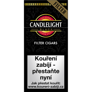 Doutníky CANDLELIGHT FILTER BLACK 10s