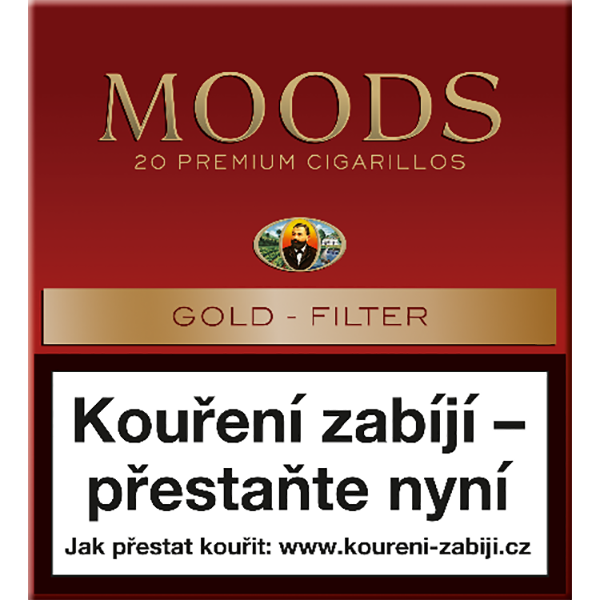 Doutníky DANN MOODS GOLD FILTER 20s