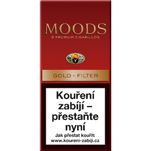 Doutníky DANN MOODS GOLD FILTER 5s