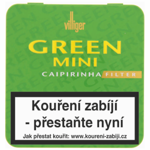 Doutníky VILLIGER GREEN Mini Filter 20s