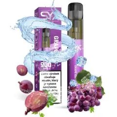 Elektronická cigareta SYX BAR 900 Grape Ice 16,5mg