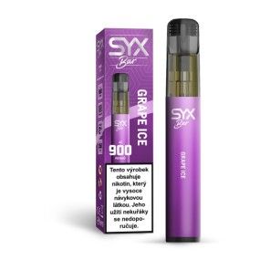 Elektronická cigareta SYX BAR 900 Grape Ice 16,5mg