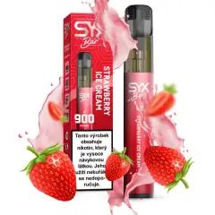 Elektronická cigareta SYX BAR 900 Strawberry Ice Cream 16,5mg