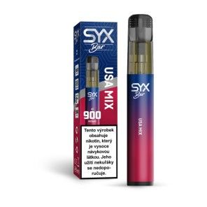 Elektronická cigareta SYX BAR 900 USA MIX 16,5mg