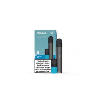 Vapovací zařízení RELX ESSENTIAL 1+1 KIT MENTHOL PLUS Black