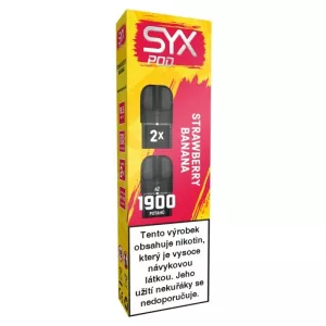 Cartridge SYX POD 950 2ks Strawberry Banana 16,5mg