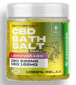 CBD + CBG sůl 500mg Lemongrass 110g