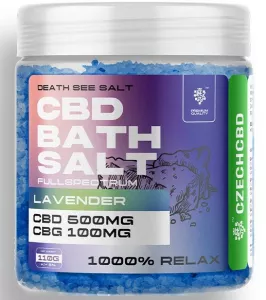 CBD + CBG sůl 500mg - Levandule 110g