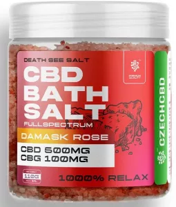  CBD + CBG sůl 500mg - Růže damascénská 110g