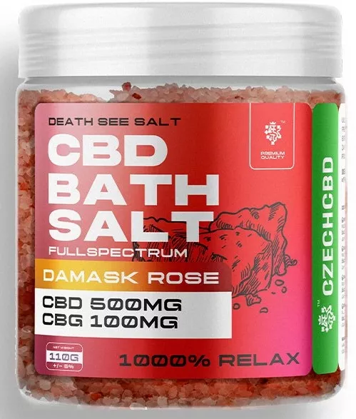 CBD + CBG sůl 500mg - Růže damascénská 110g