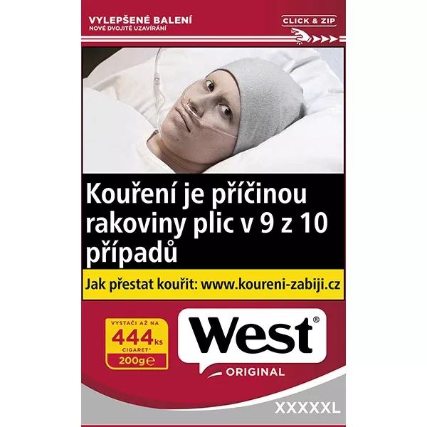 Cigaretový tabák WEST Red XXXXXL 200g