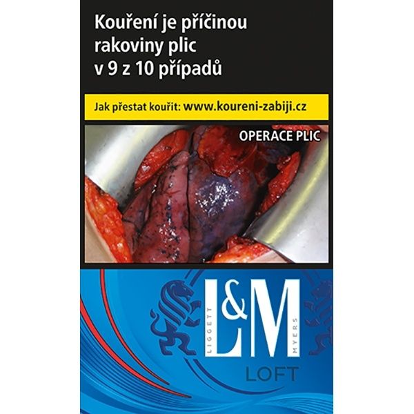 Cigarety L&M LOFT Blue True Philip Morris