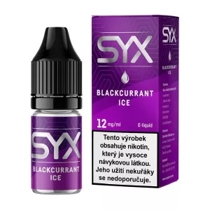 E-liquid SYX Blackcurrant Ice 10ml 12mg