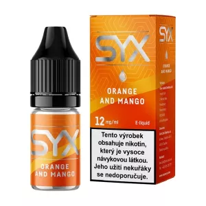 E-liquid SYX Orange and Mango 10ml 12mg