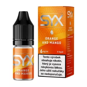 E-liquid SYX Orange and Mango 10ml 6mg