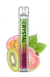 Jednorázová e-cigareta HAPP Crystal Bar 600 Kiwi Passion Guava 10mg