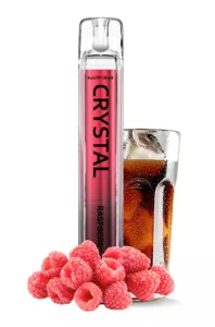 Jednorázová e-cigareta HAPP Crystal Bar 600 Raspberry Cola 10mg