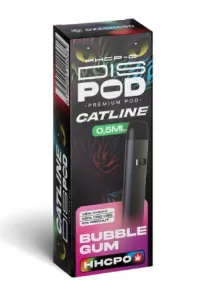 Jednorázová e-cigareta HHCP-O CATline disPOD Bubble Gum 0,5ml