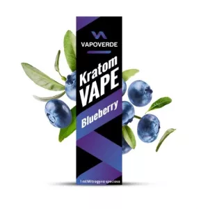 Jednorázová e-cigareta KRATOM VAPE Blueberry VAPOVERDE