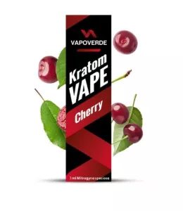 Jednorázová e-cigareta KRATOM VAPE Cherry VAPOVERDE