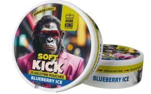 Nikotinové sáčky Aroma King Soft Kick Blueberry Ice 10mg