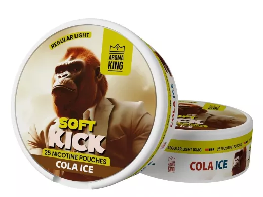 Nikotinové sáčky Aroma King Soft Kick Cola Ice 10mg