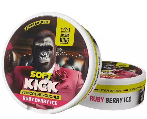 Nikotinové sáčky Aroma King SOFT KICK Ruby Berry Ice 10mg