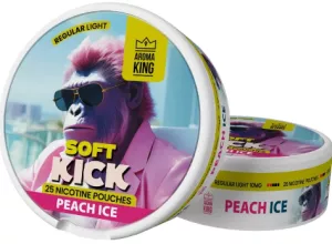 Nikotinové sáčky Soft Kick Peach Ice 10mg