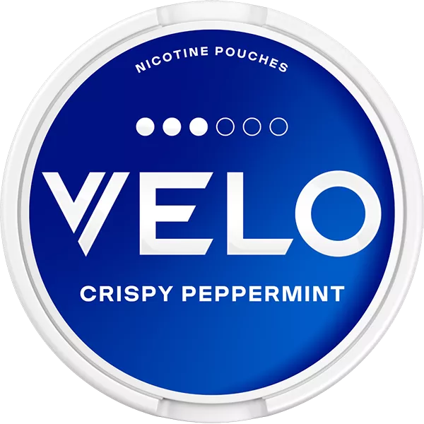 Nikotinové sáčky VELO CRISPY Peppermint 10mg British American Tobacco