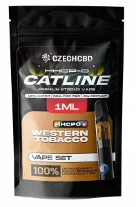 Vapovací set HHCPO vaporizer CATline Western Tobacoo 1 ml